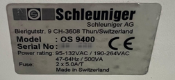 图为 已使用的 SCHLEUNIGER Omnistrip 9400 待售