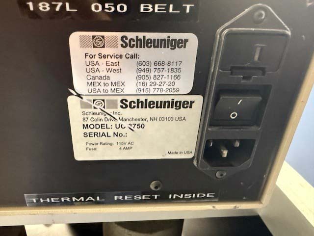 사진 사용됨 SCHLEUNIGER UC 3750 판매용