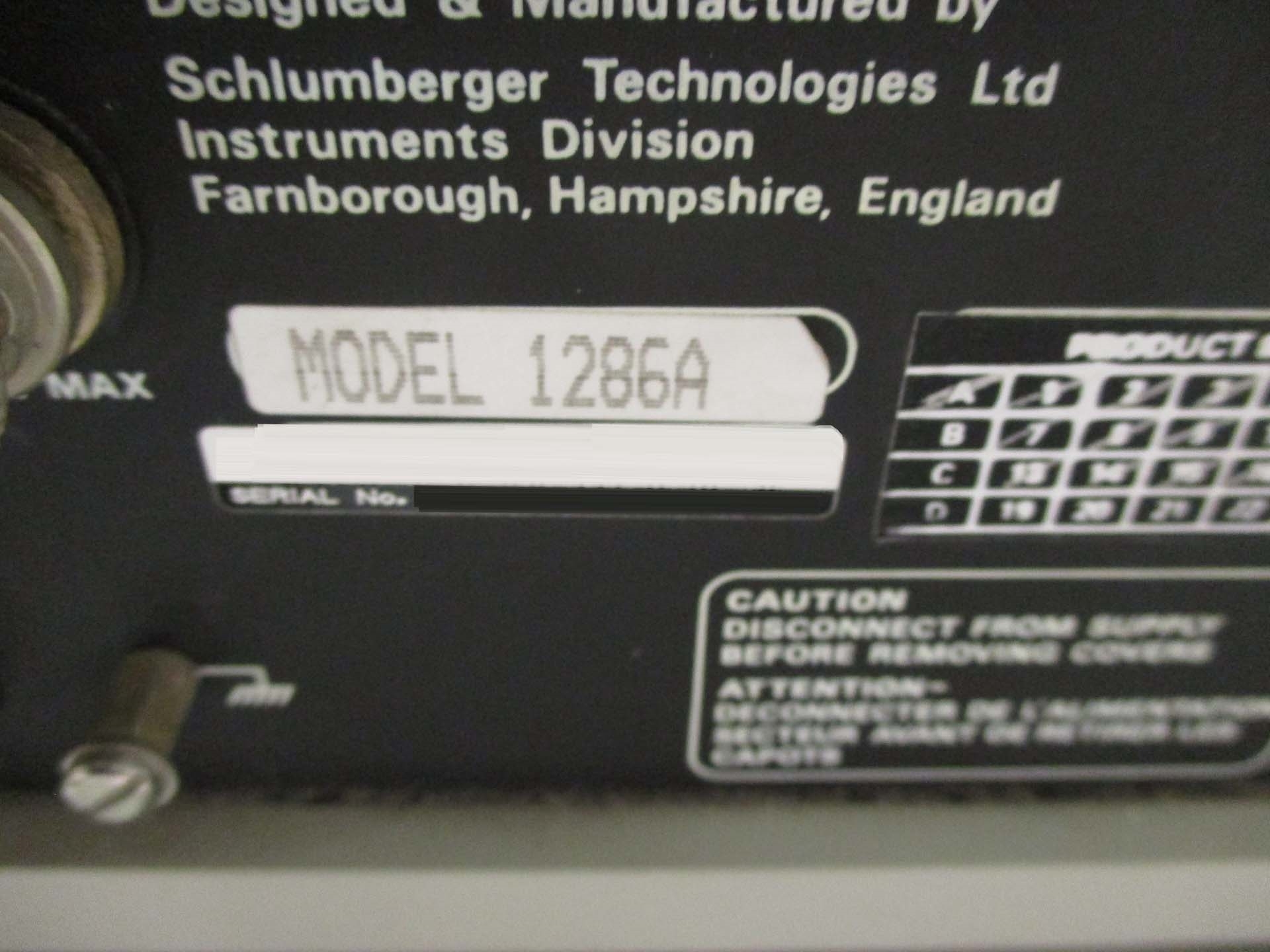 圖為 已使用的 SCHLUMBERGER SI 1286 待售