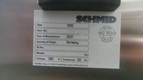 フォト（写真） 使用される SCHMID 1200 / 04 販売のために