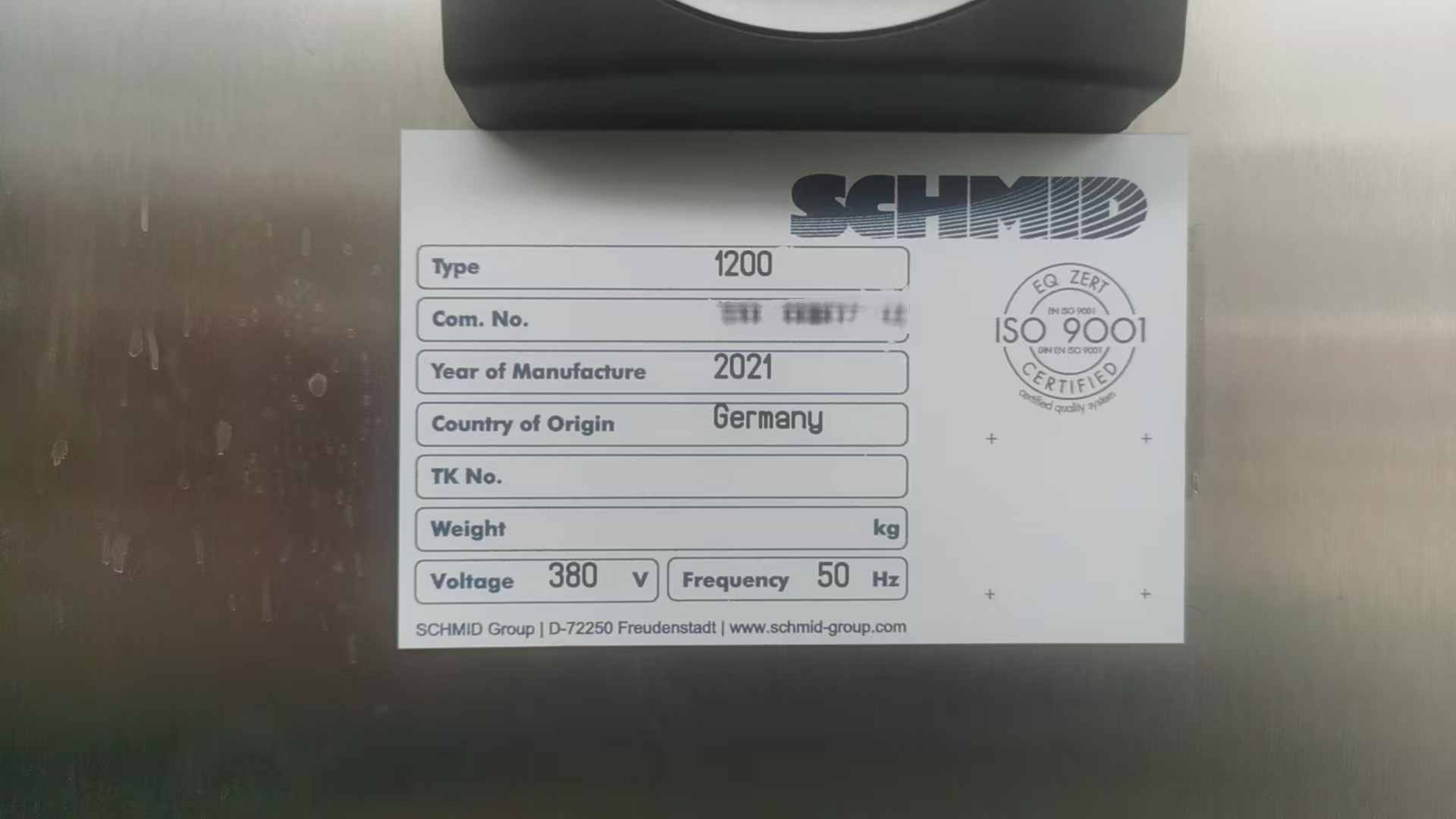 フォト（写真） 使用される SCHMID 1200 / 04 販売のために
