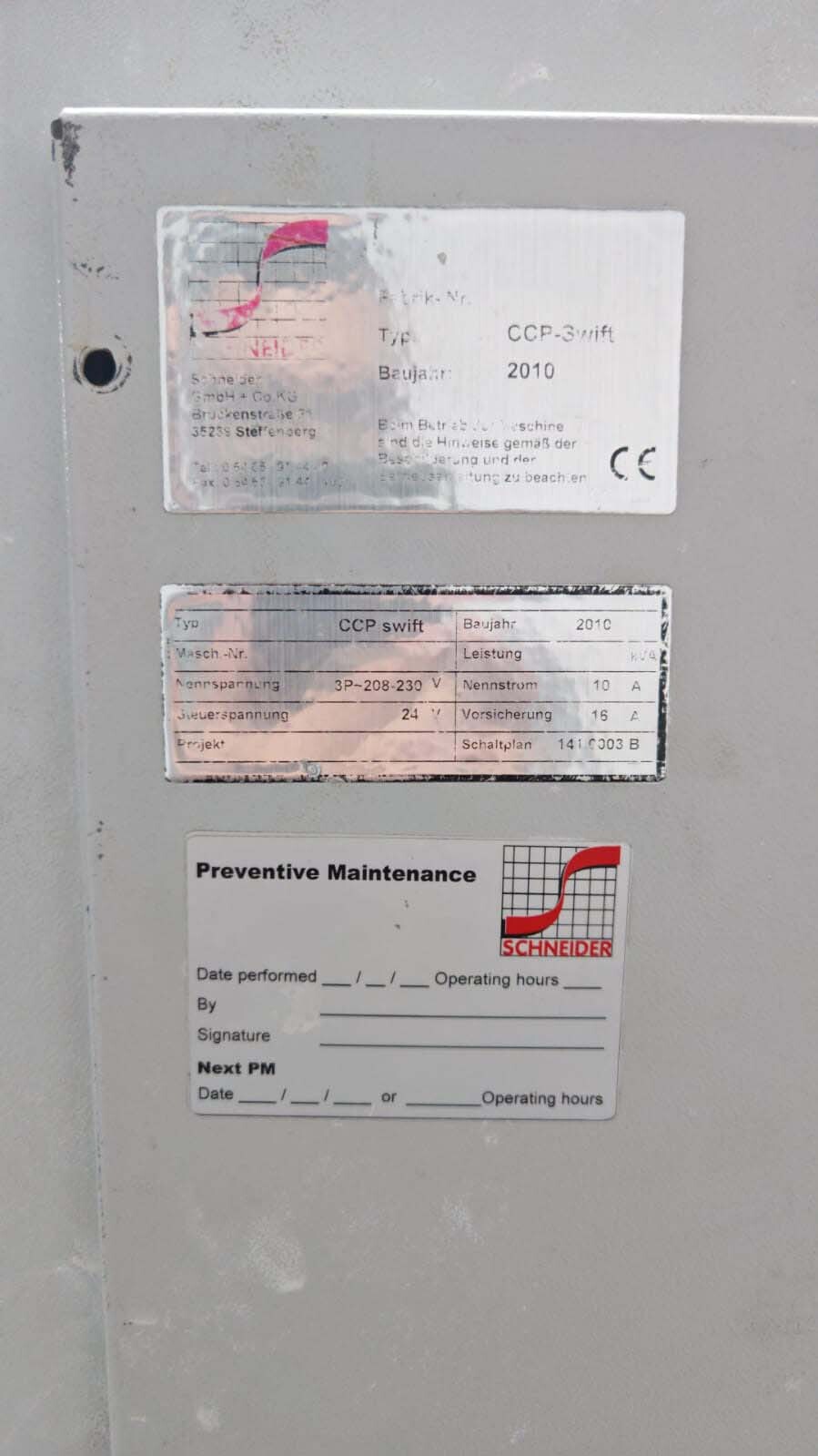 사진 사용됨 SCHNEIDER CCP Swift 판매용