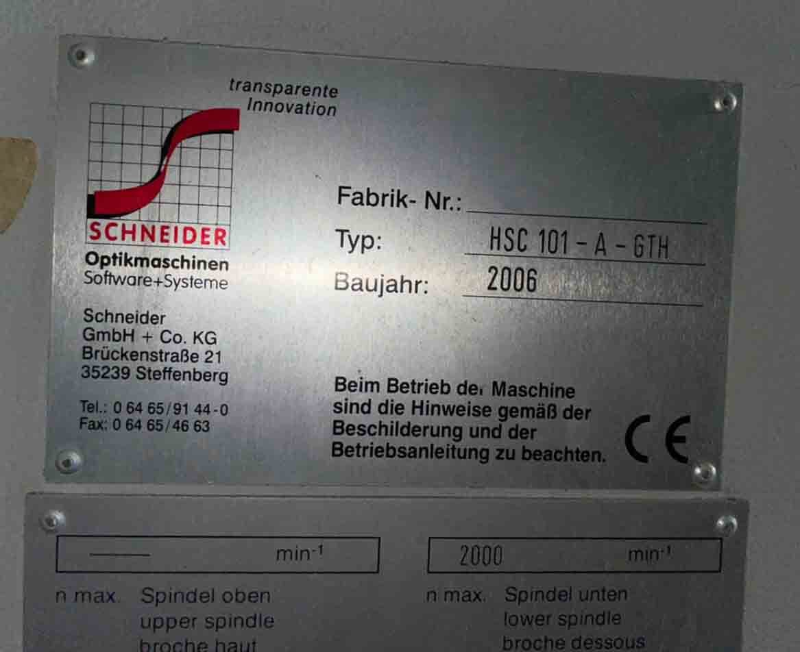 Photo Used SCHNEIDER HSC 101-A-GTH For Sale