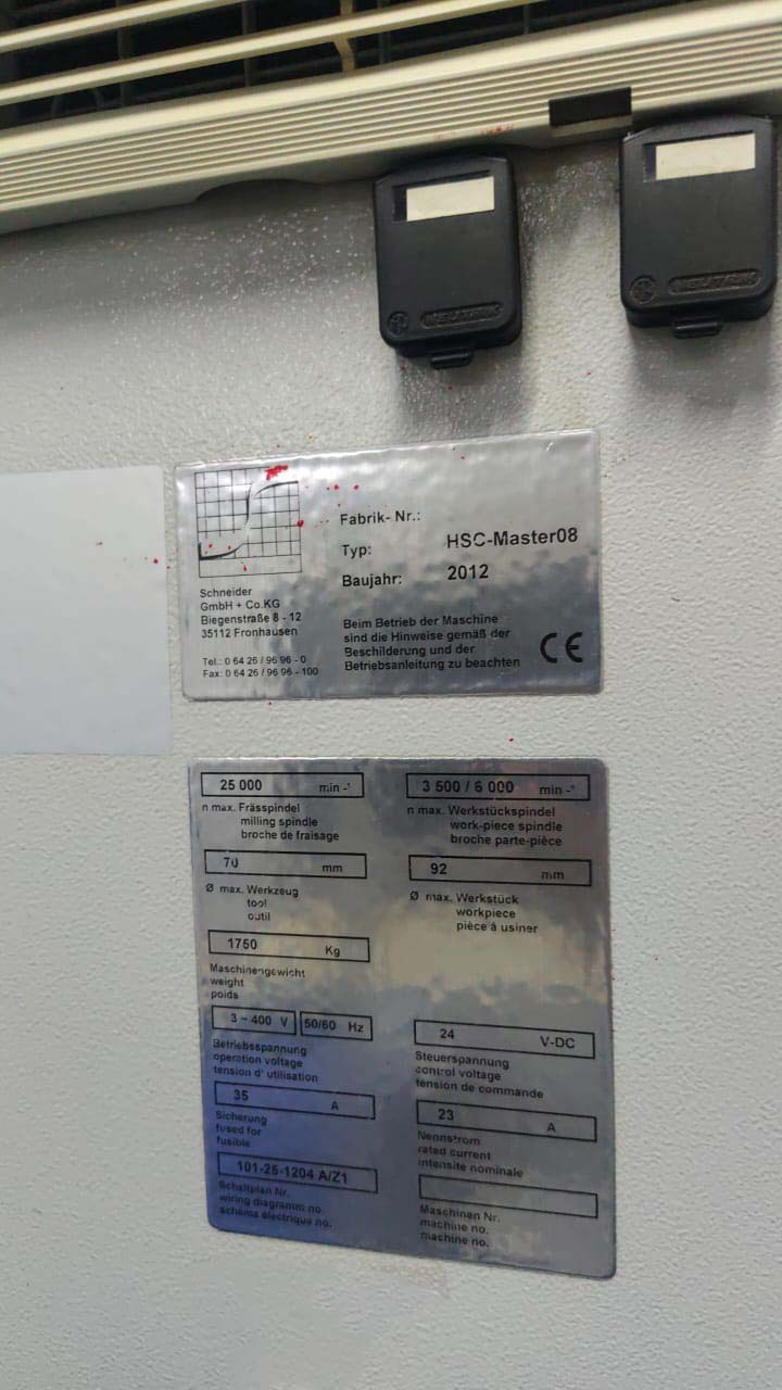 フォト（写真） 使用される SCHNEIDER HSC Master 08 販売のために