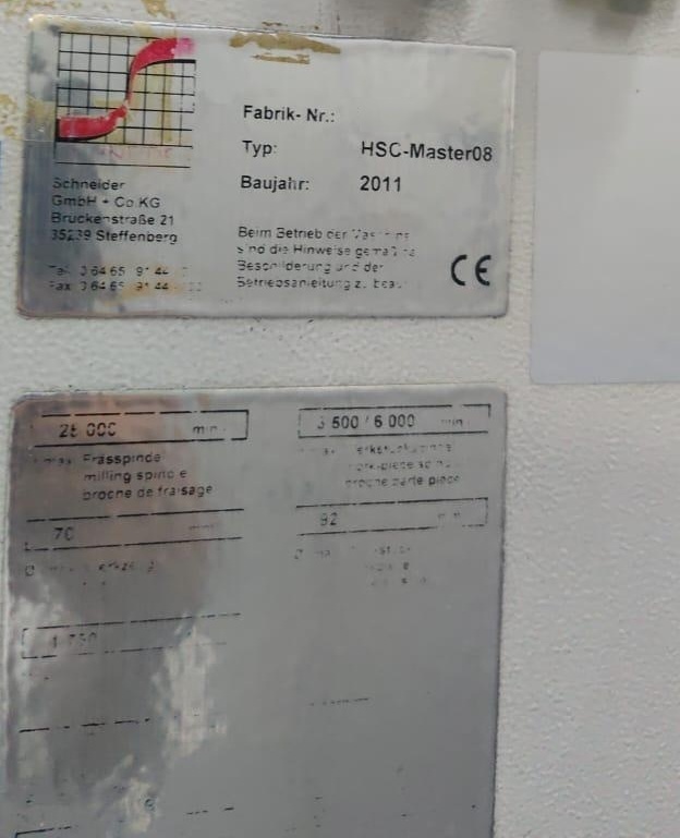 フォト（写真） 使用される SCHNEIDER HSC Master 08 販売のために