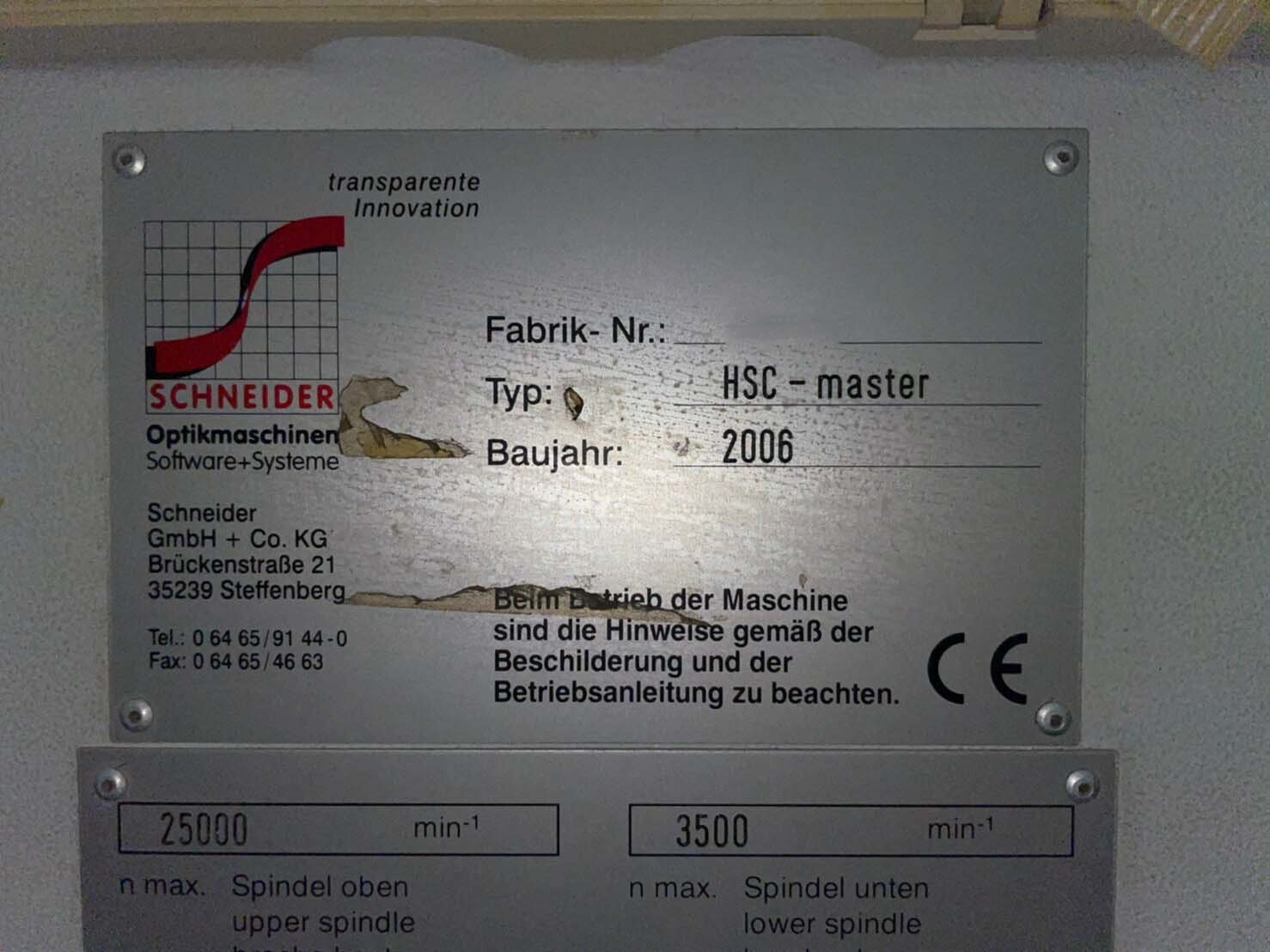 圖為 已使用的 SCHNEIDER HSC Master 待售