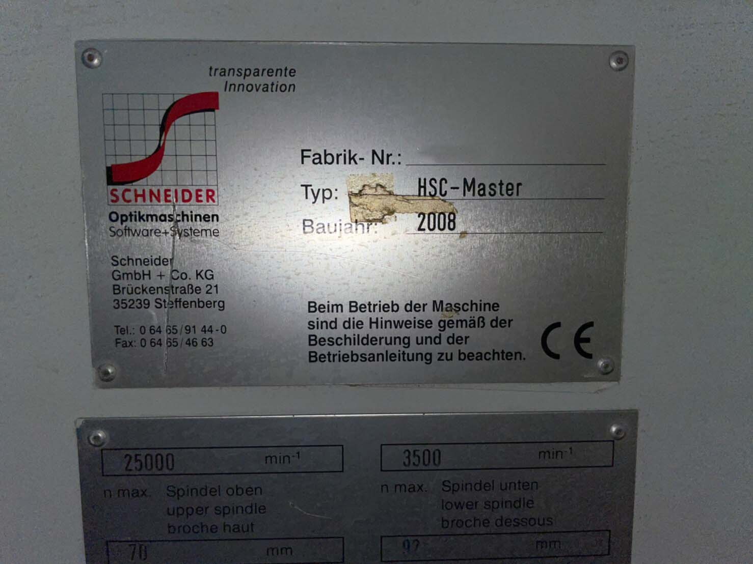 圖為 已使用的 SCHNEIDER HSC Master 待售