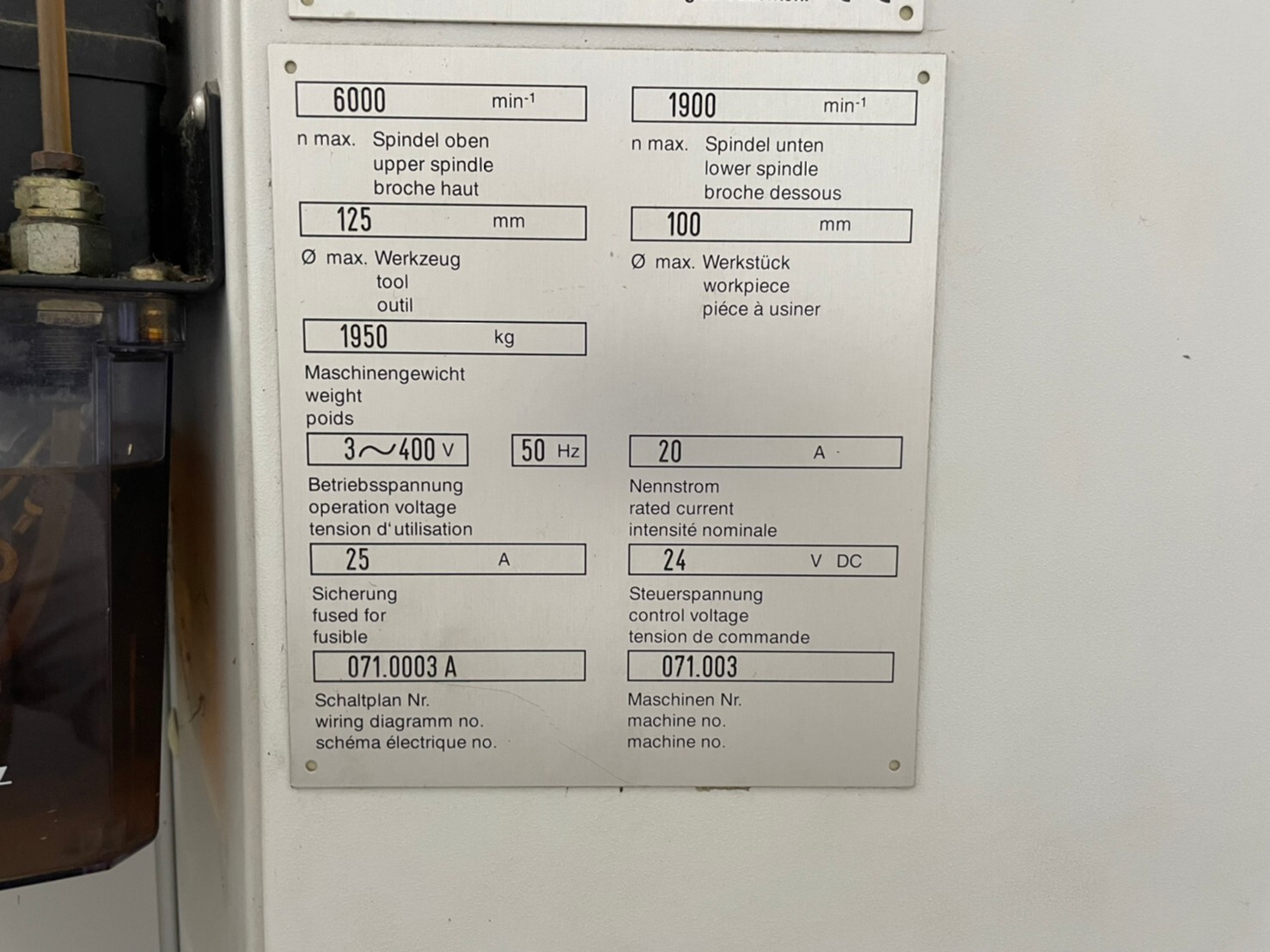 图为 已使用的 SCHNEIDER HSG-100-A 待售