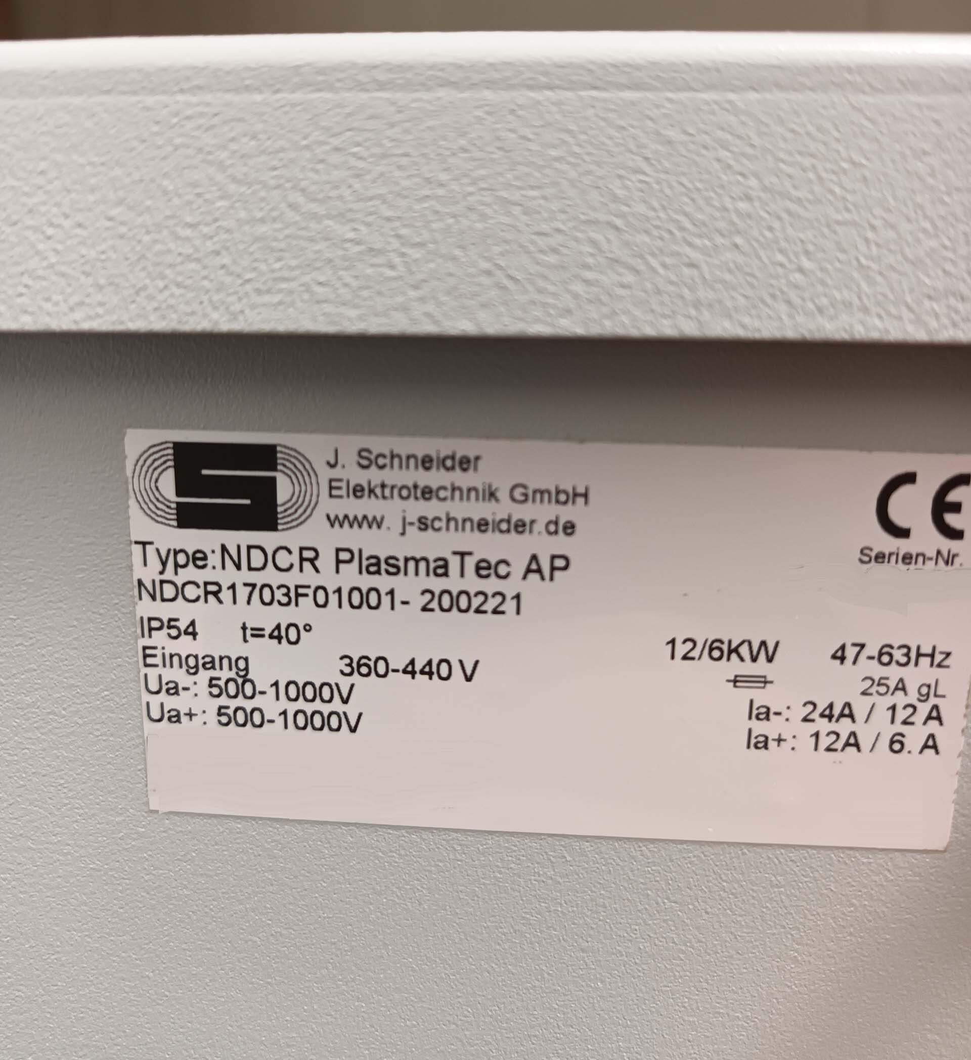 圖為 已使用的 SCHNEIDER PlasmaTec AP 待售