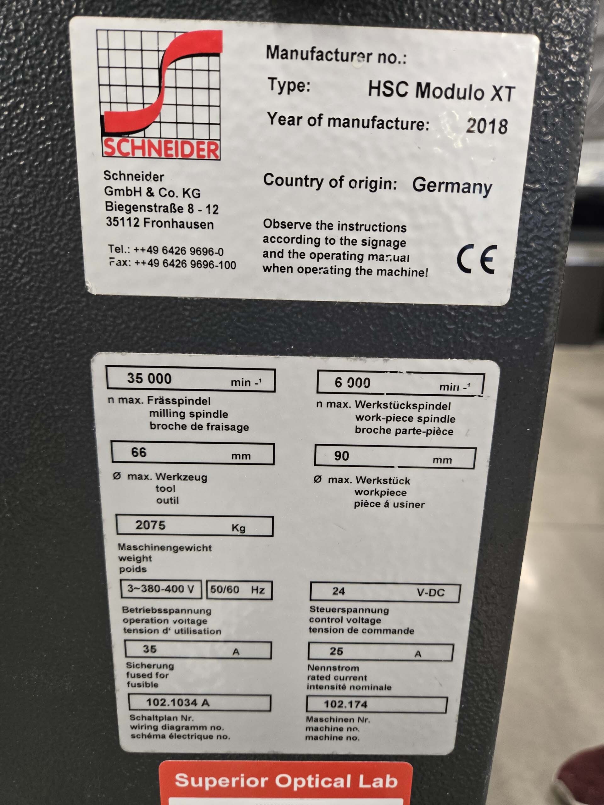 Photo Used SCHNEIDER XT Modulo For Sale