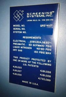 SCREENING SYSTEMS QRS-410T #189583