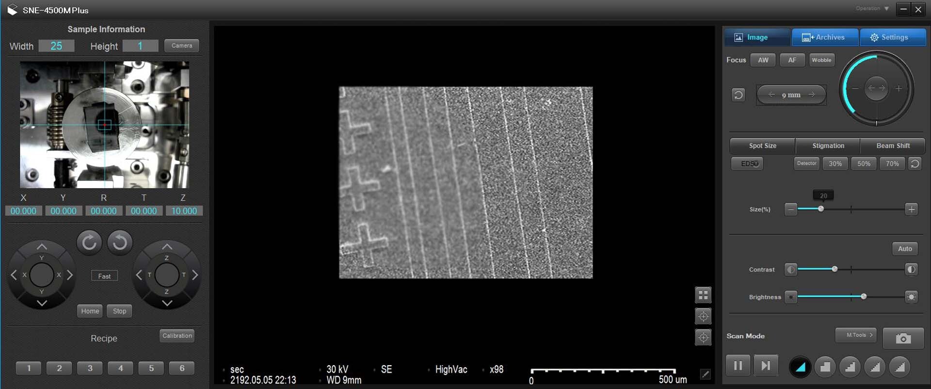 Foto Verwendet SEC MINI SNE-4500M Plus Zum Verkauf