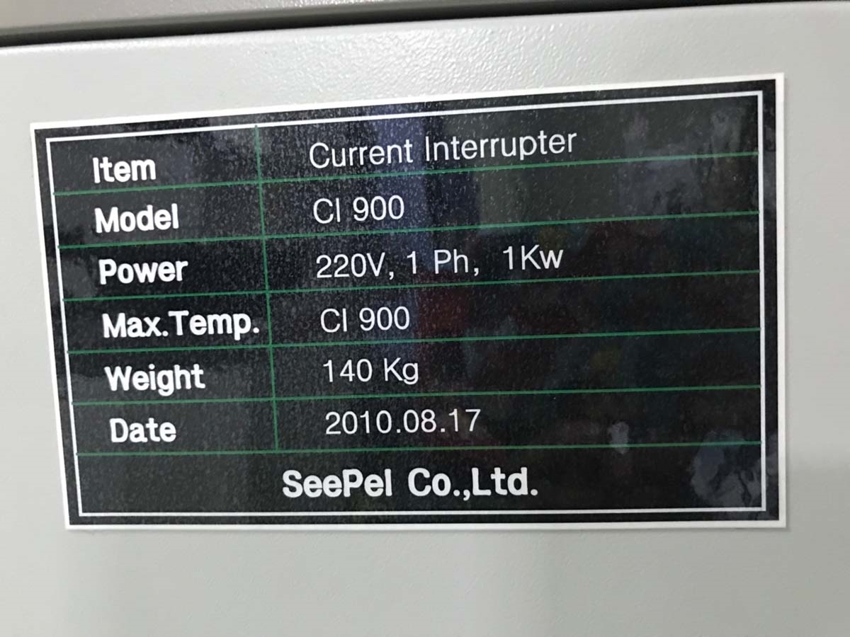 Photo Used SEEPEL CI 900 For Sale