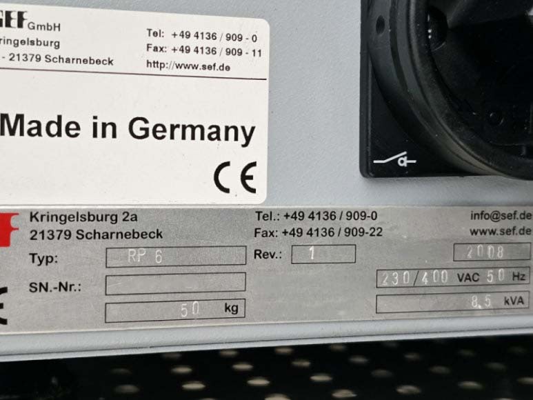 Foto Verwendet SEF RP 6 Zum Verkauf
