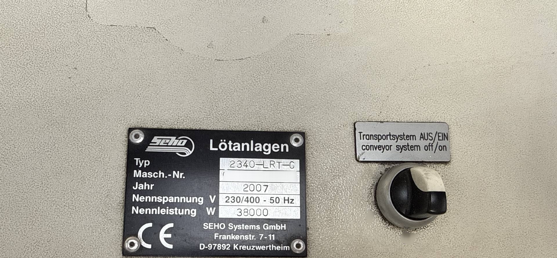 Foto Verwendet SEHO MaxWave 2340 C Zum Verkauf