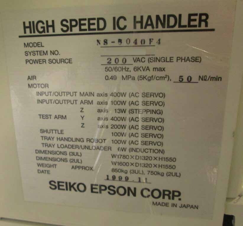 フォト（写真） 使用される SEIKO / EPSON NS 5040 F4 販売のために
