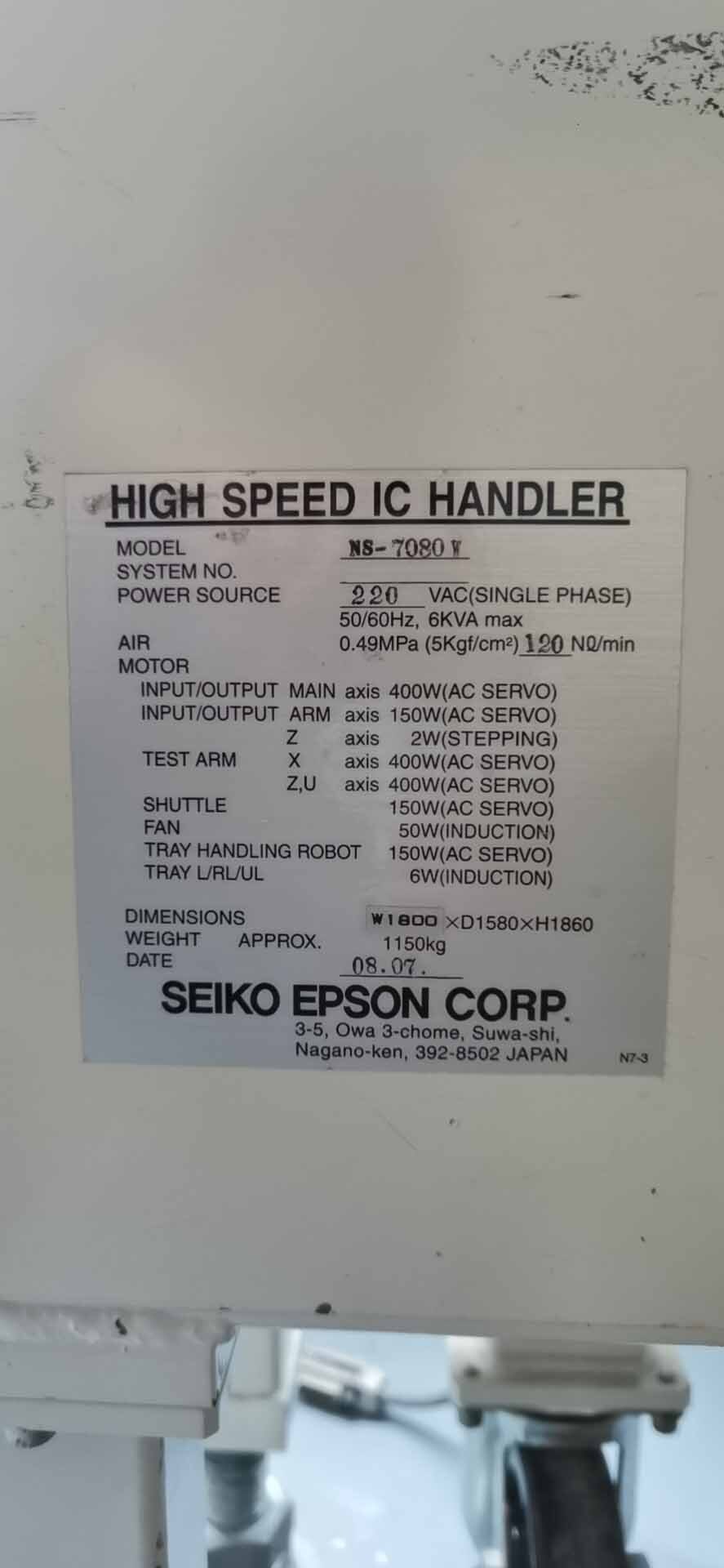 사진 사용됨 SEIKO / EPSON NS 7080W 판매용
