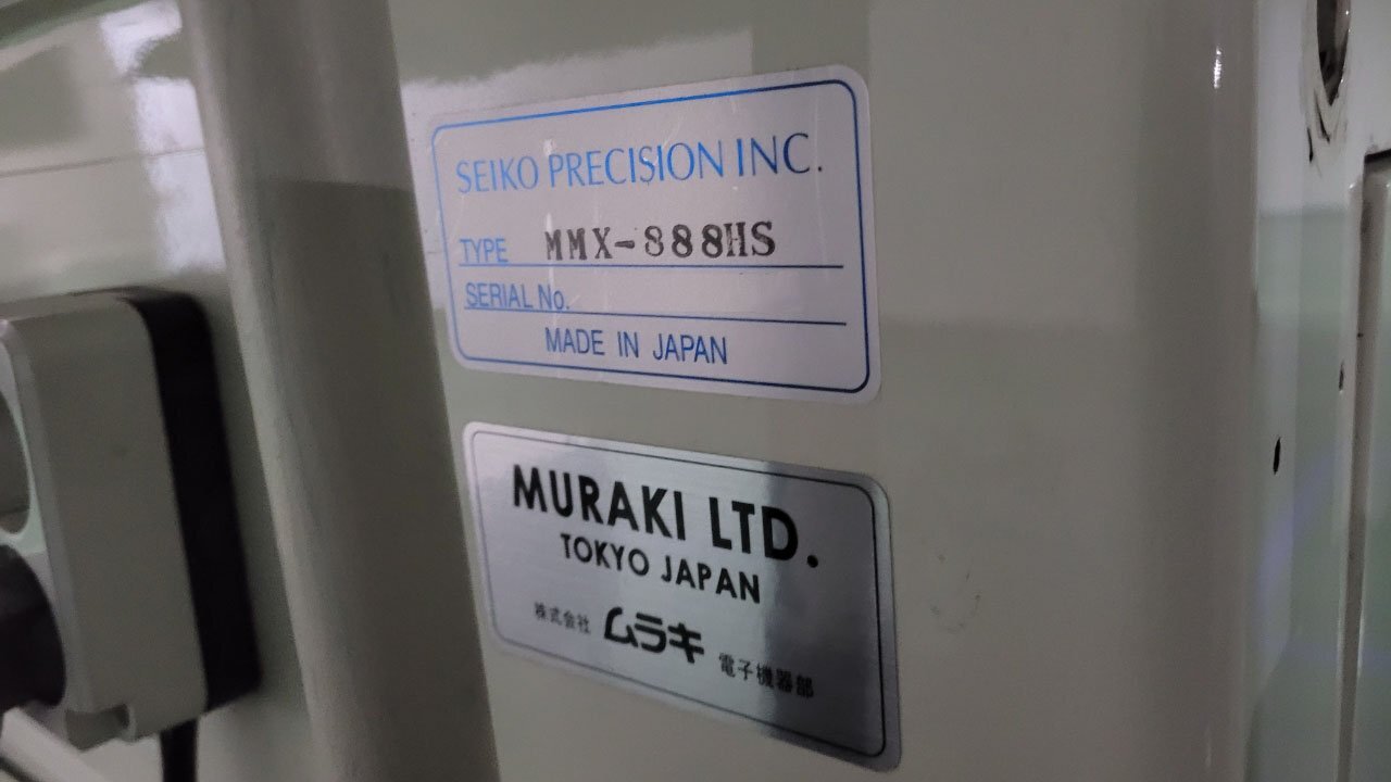 Photo Used SEIKO PRECISION / MURAKI MMX 888HS For Sale