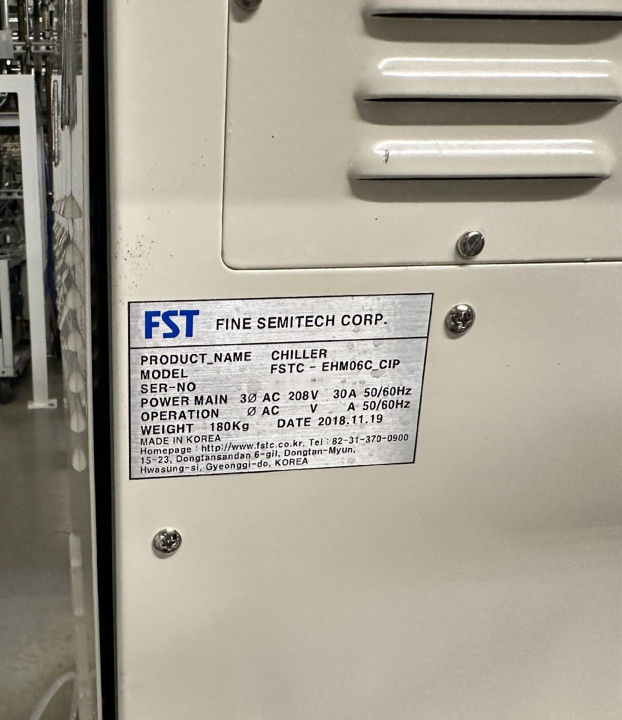Foto Verwendet SEMI TECH FSTC‑EHM06C CIP Zum Verkauf