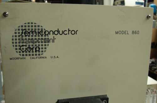 Photo Used SEMICONDUCTOR EQUIPMENT CORP / SEC 860 For Sale