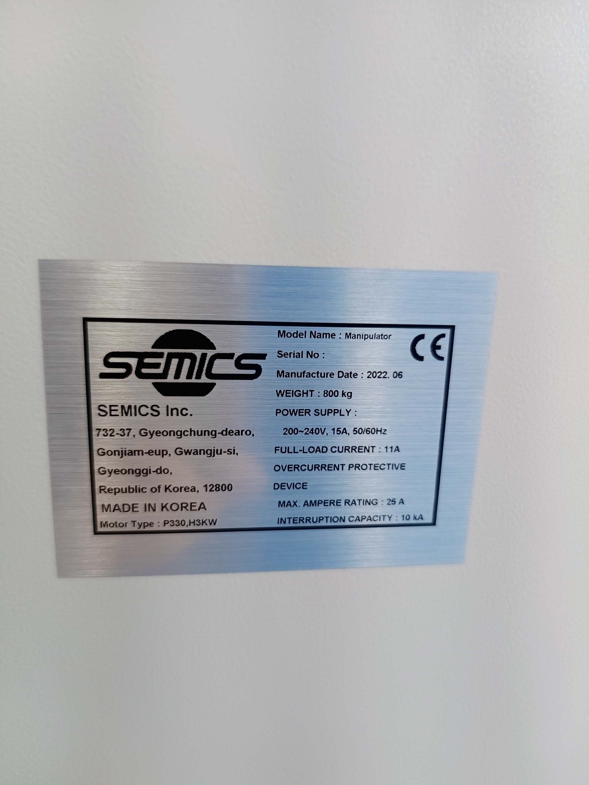 Foto Verwendet SEMICS Manipulator Zum Verkauf