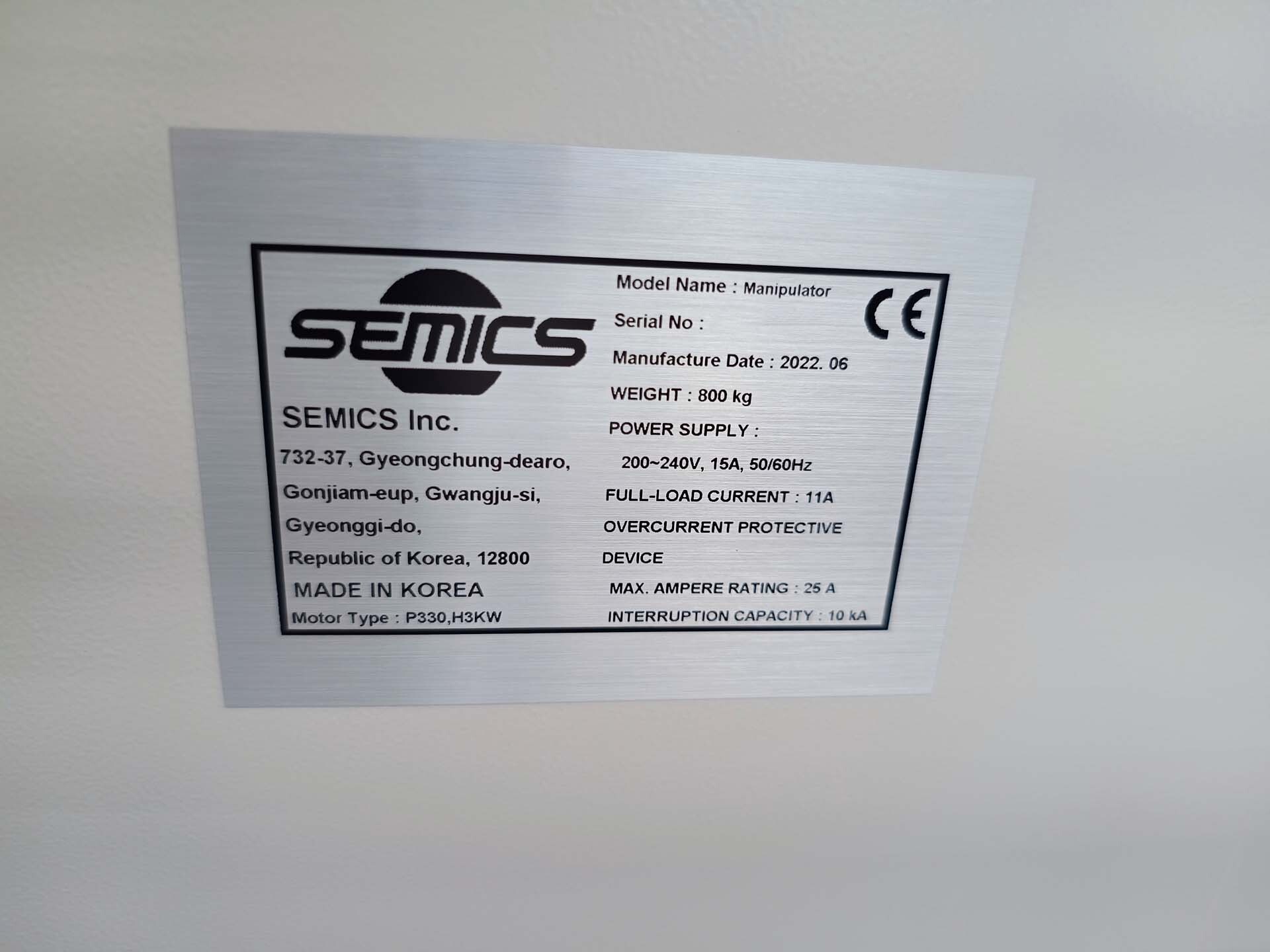 图为 已使用的 SEMICS Manipulator 待售