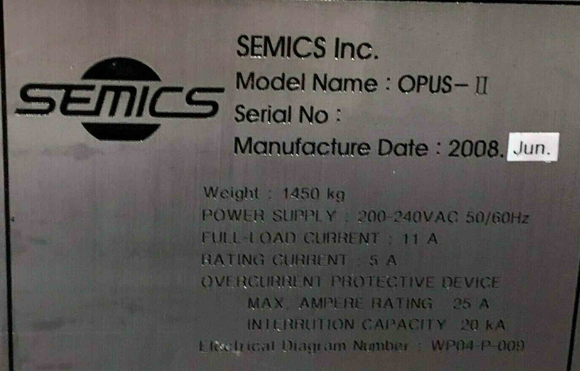 图为 已使用的 SEMICS Opus II 待售