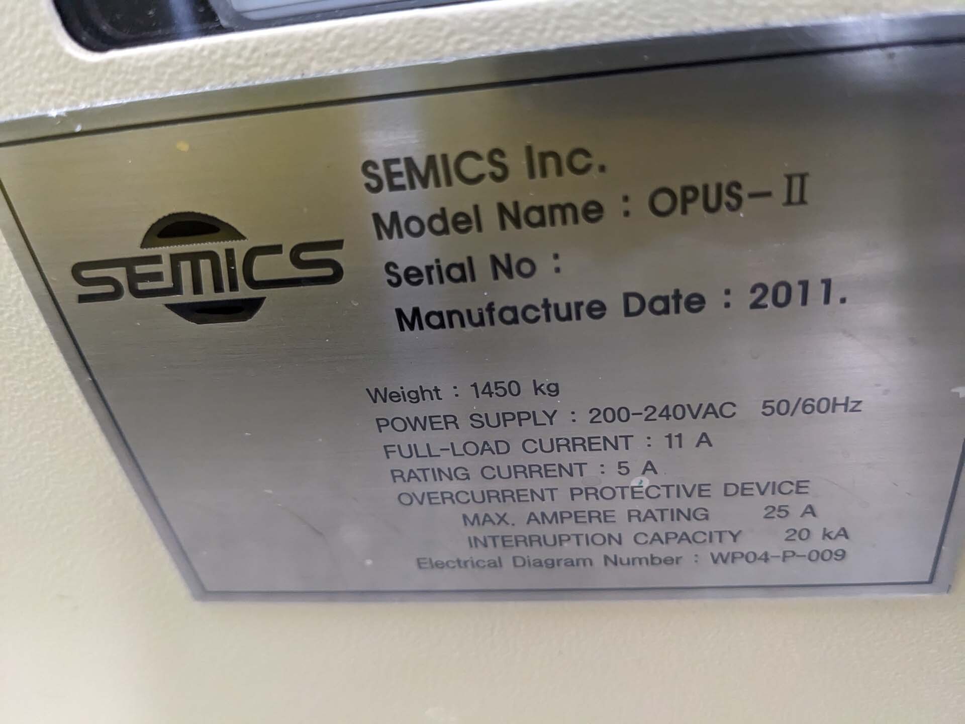 图为 已使用的 SEMICS Opus II 待售