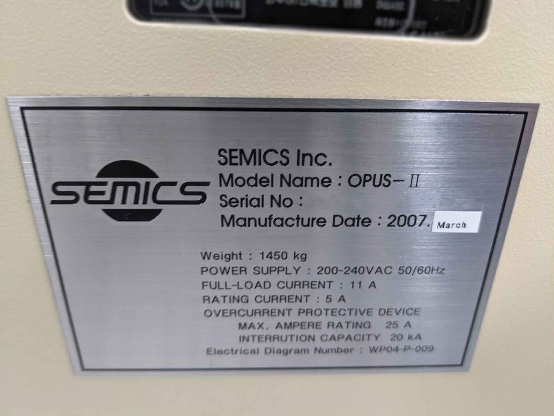 圖為 已使用的 SEMICS Opus II 待售