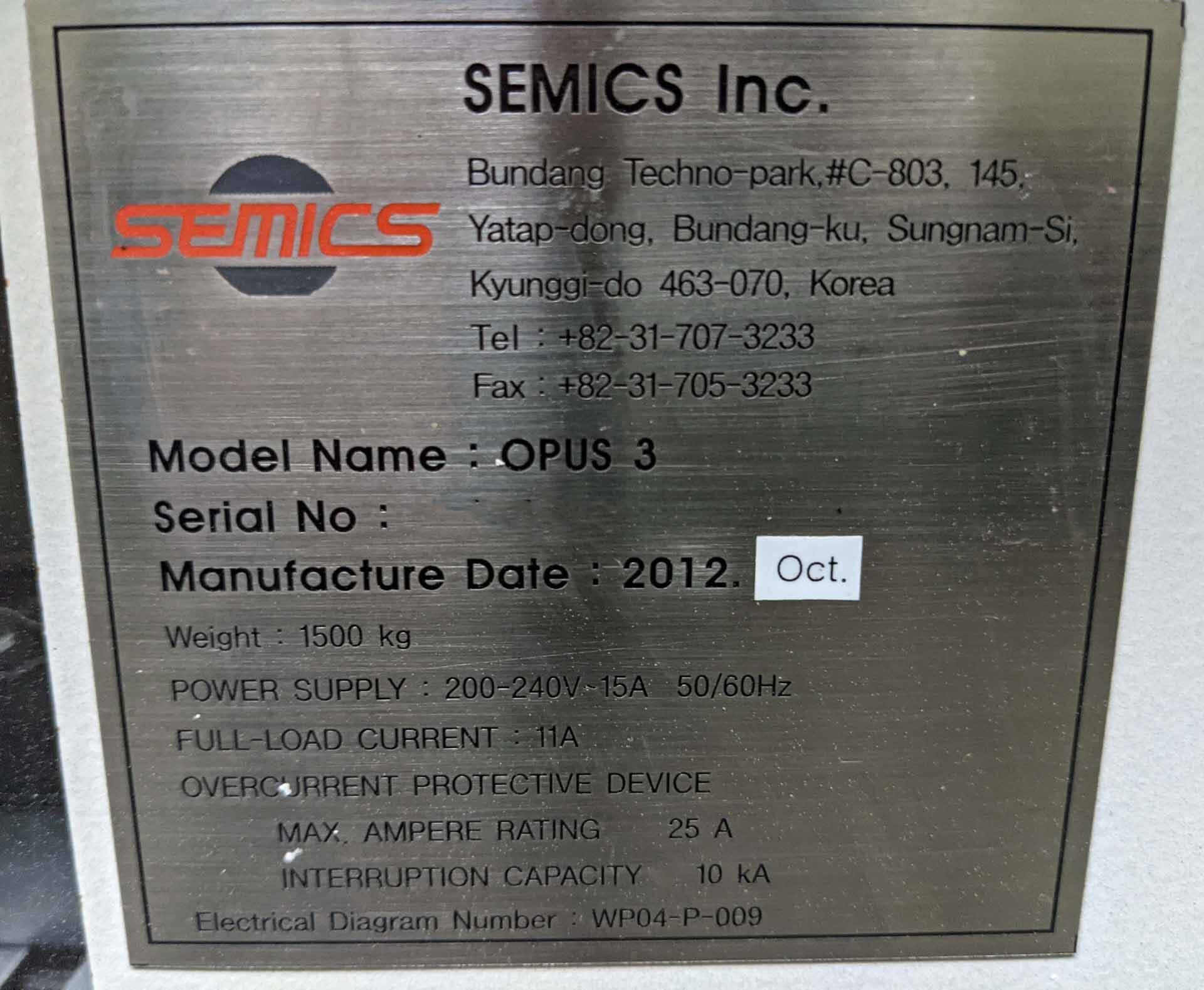 圖為 已使用的 SEMICS Opus III 待售