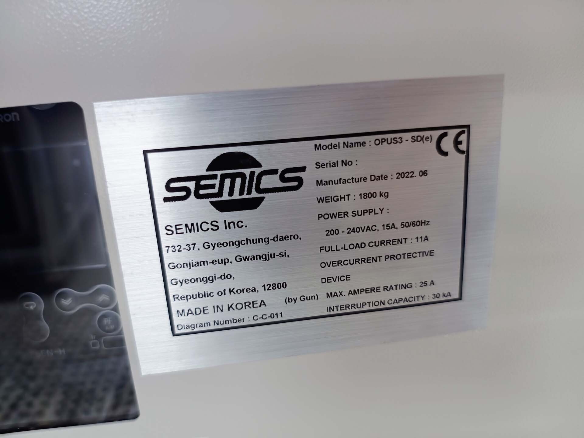フォト（写真） 使用される SEMICS OPUS3-SD(e) 販売のために