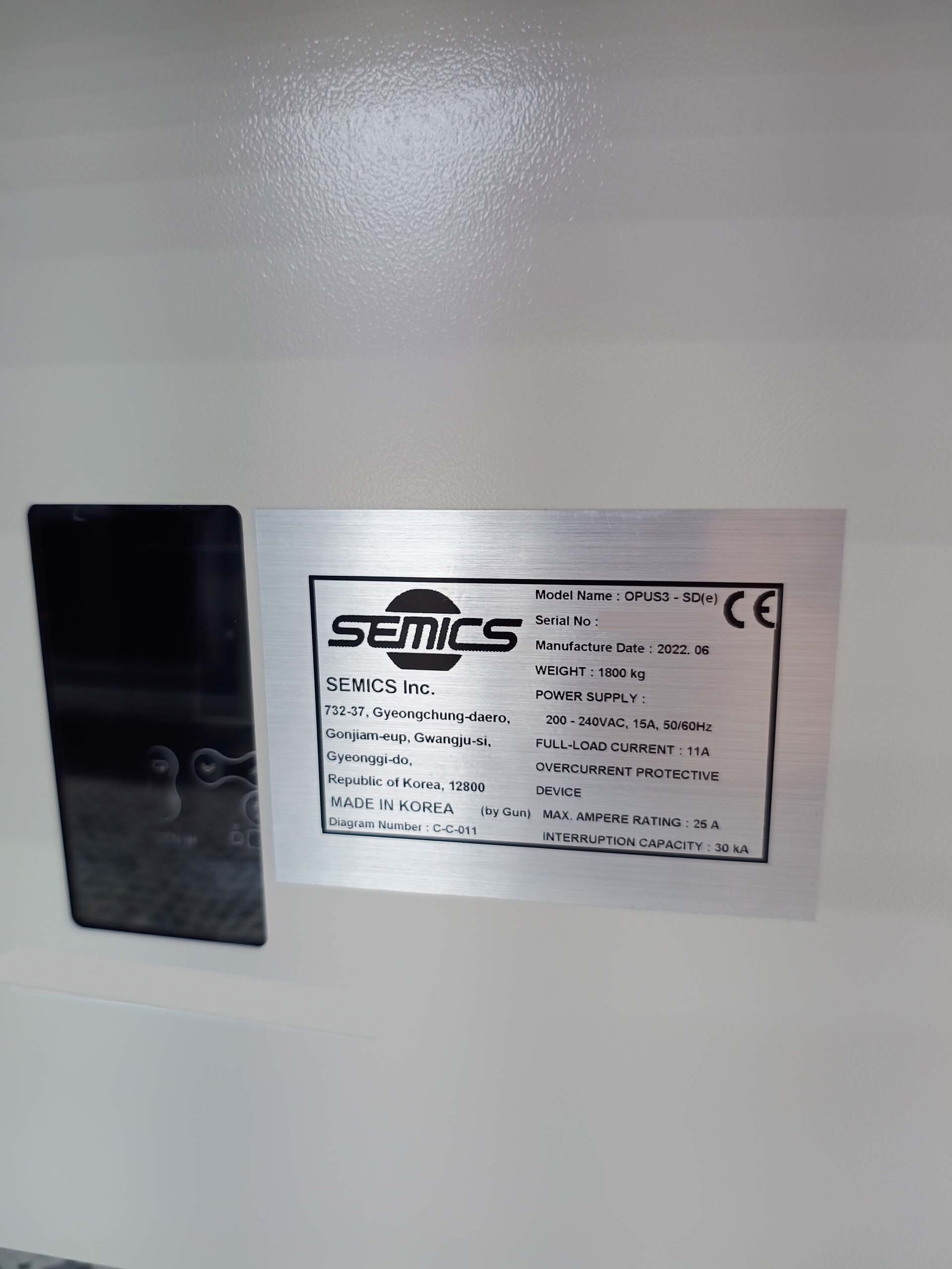 フォト（写真） 使用される SEMICS OPUS3-SD(e) 販売のために