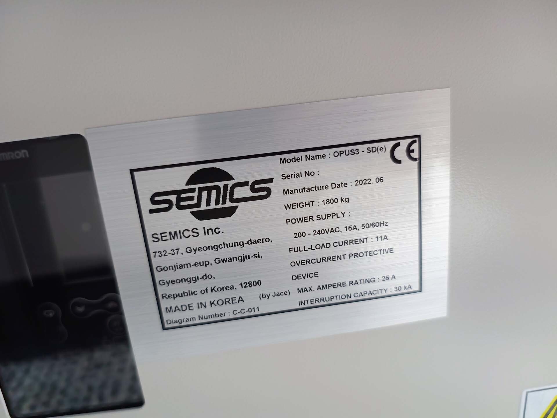 フォト（写真） 使用される SEMICS OPUS3-SD(e) 販売のために