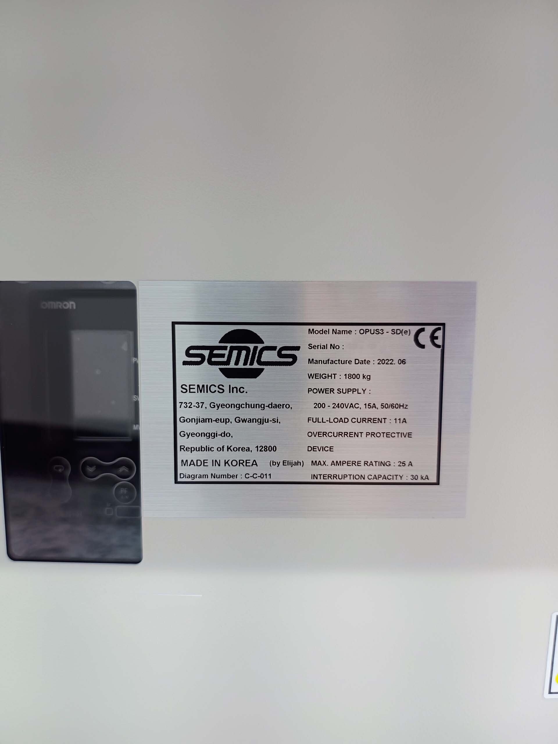 フォト（写真） 使用される SEMICS OPUS3-SD(e) 販売のために