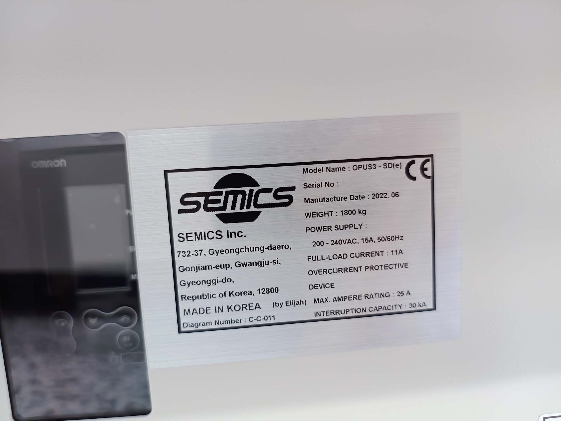 フォト（写真） 使用される SEMICS OPUS3-SD(e) 販売のために