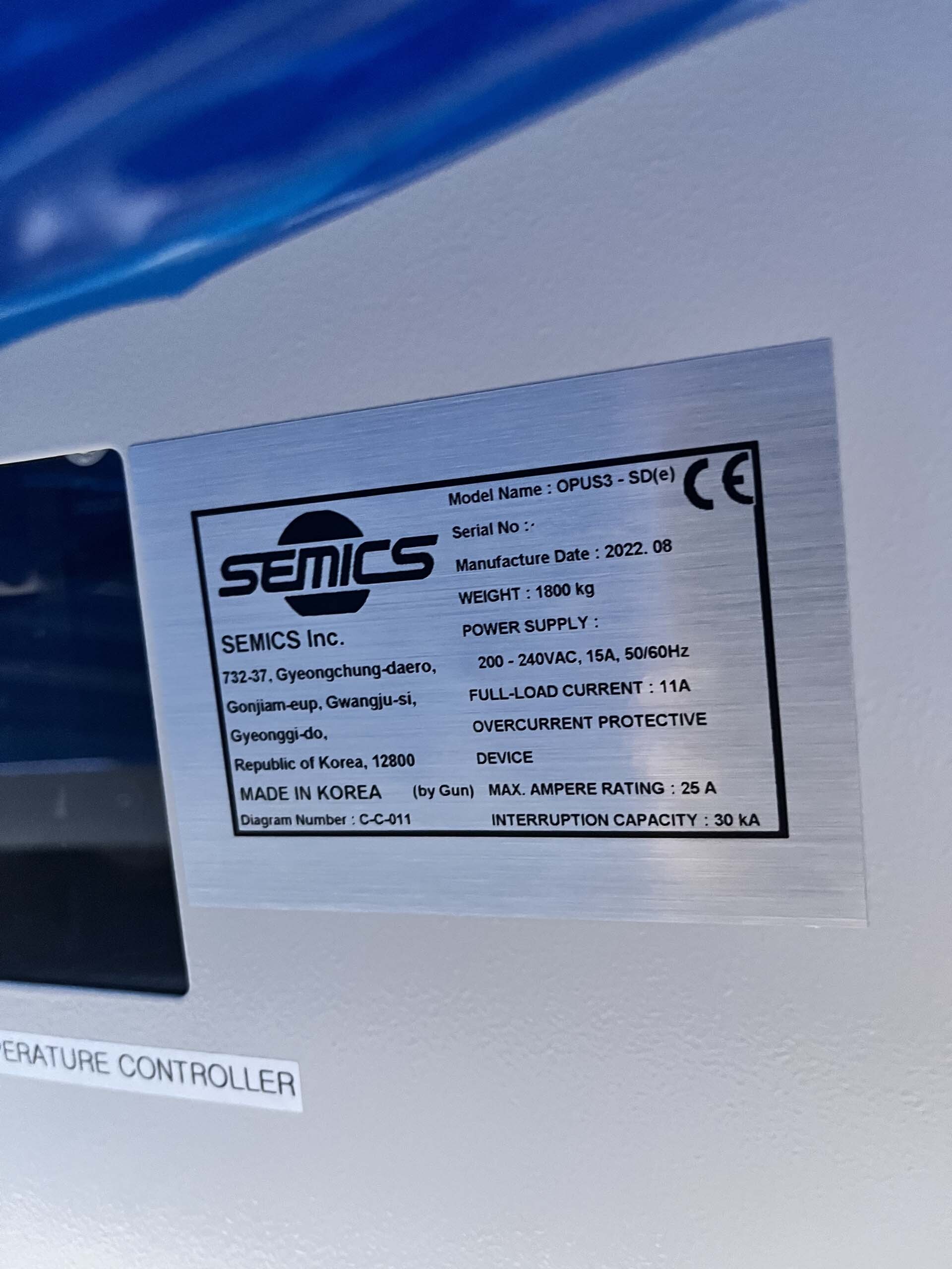 フォト（写真） 使用される SEMICS OPUS3-SD(e) 販売のために