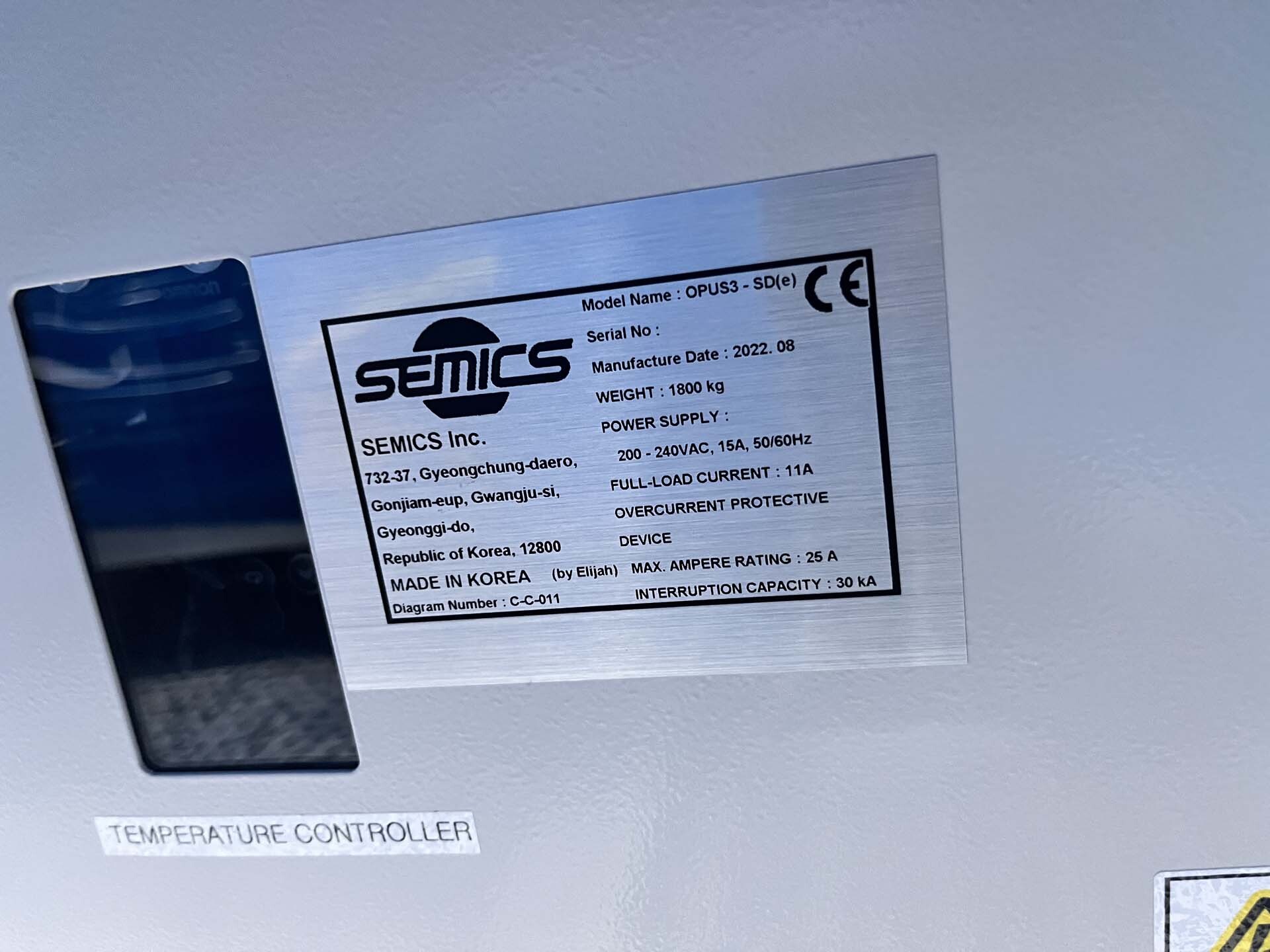 フォト（写真） 使用される SEMICS OPUS3-SD(e) 販売のために
