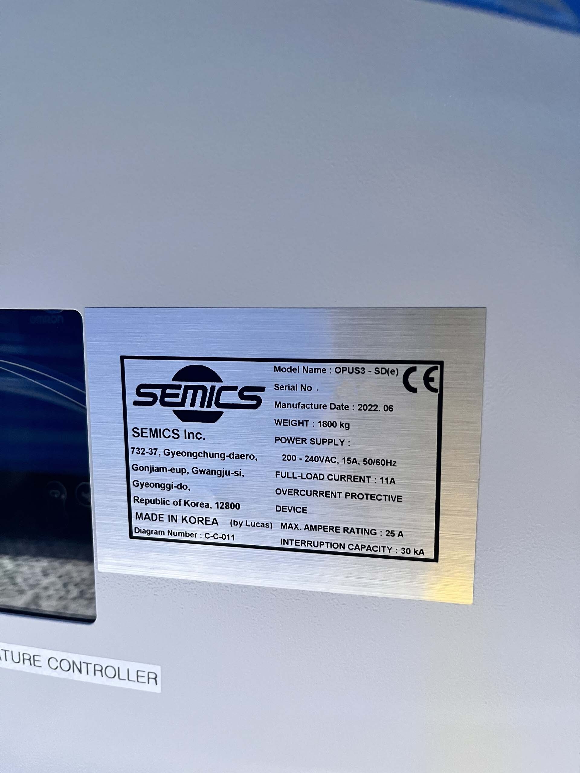 フォト（写真） 使用される SEMICS OPUS3-SD(e) 販売のために