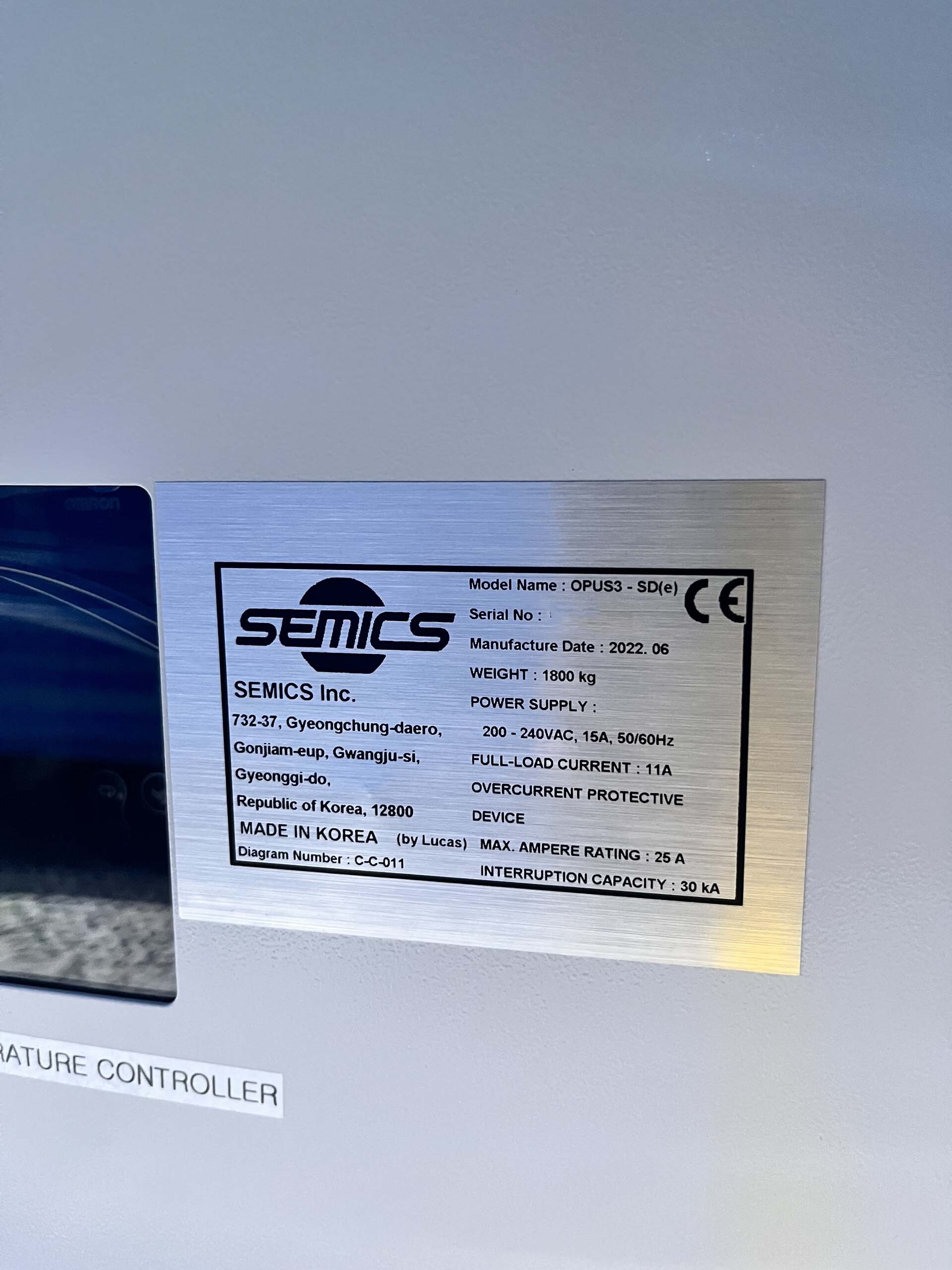 フォト（写真） 使用される SEMICS OPUS3-SD(e) 販売のために