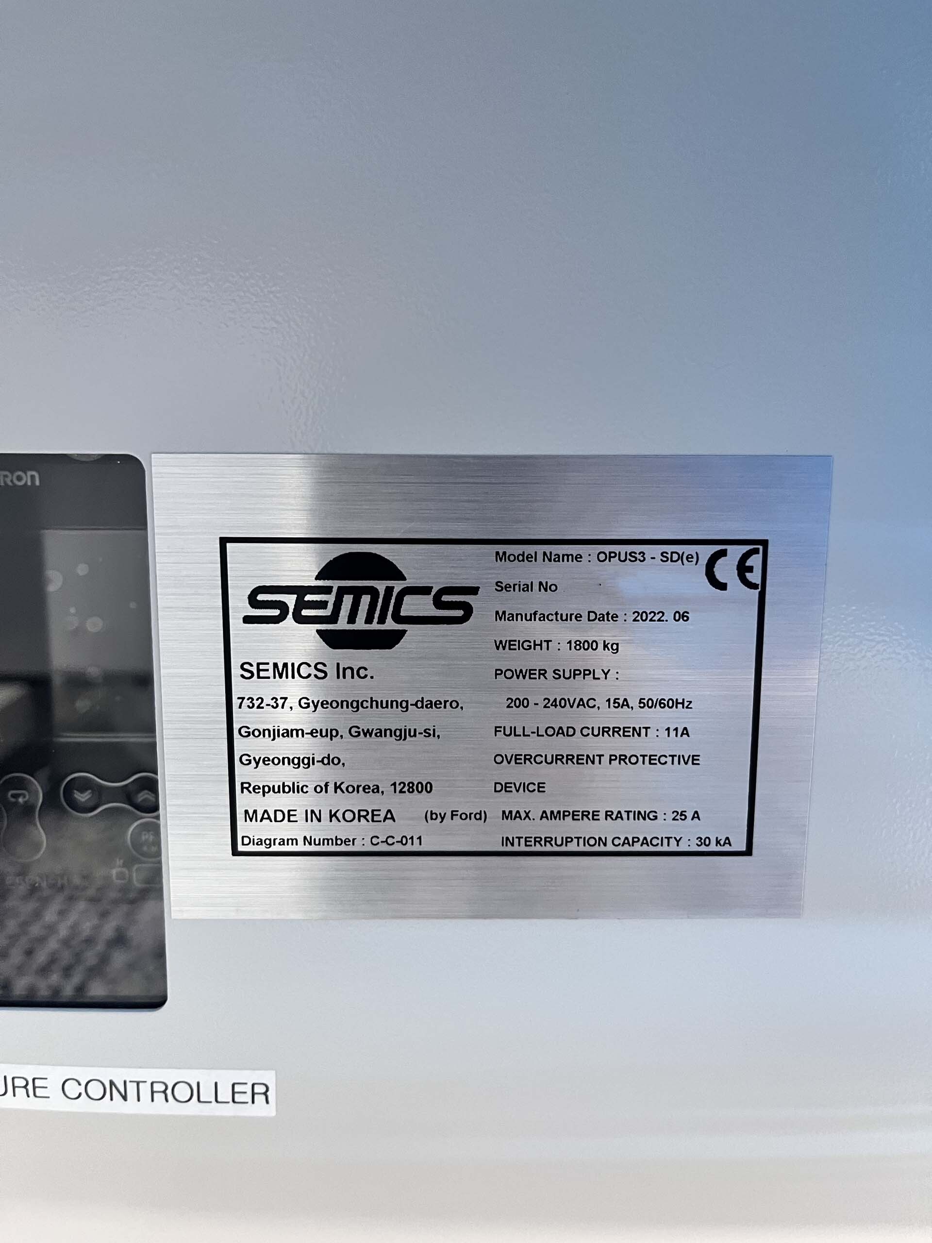 Foto Verwendet SEMICS OPUS3-SD(e) Zum Verkauf