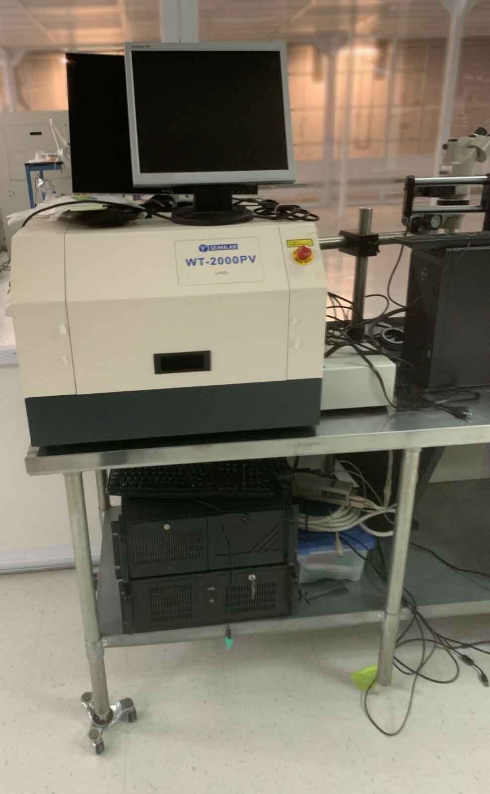 Photo Used SEMILAB WT-2000PV For Sale