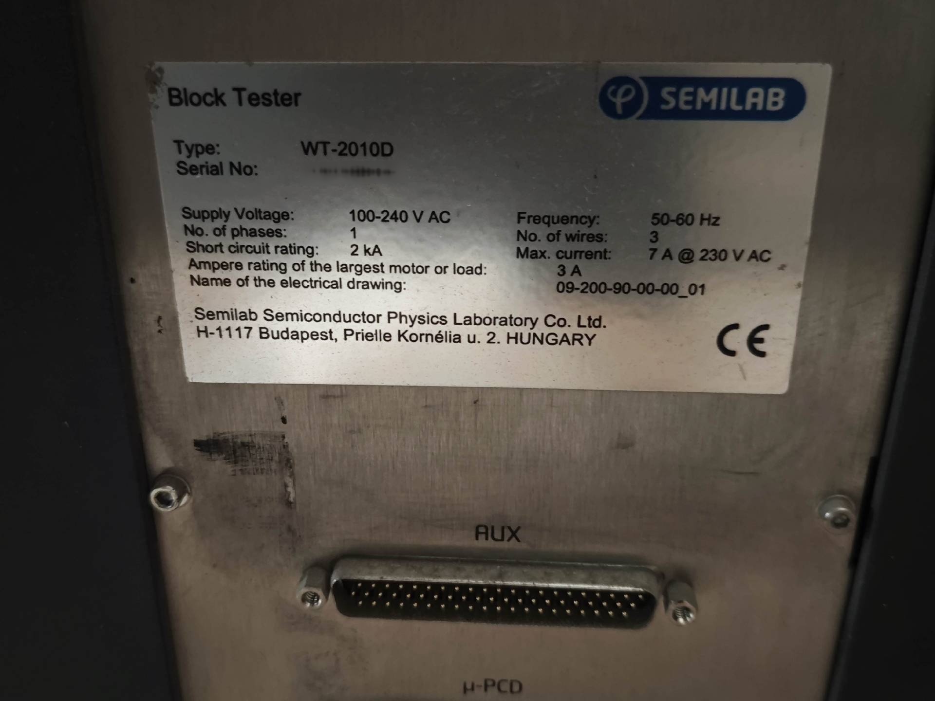 Foto Verwendet SEMILAB WT-2010D Zum Verkauf