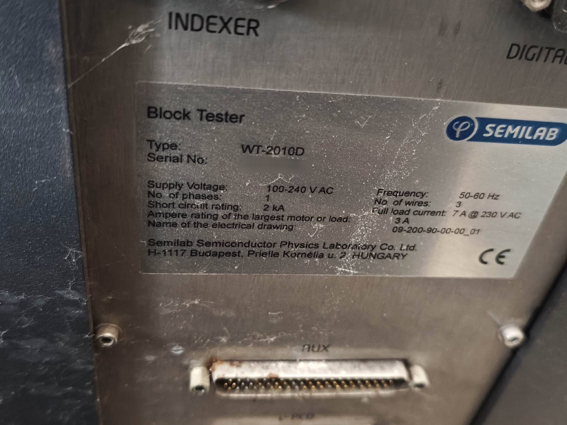 Foto Verwendet SEMILAB WT-2010D Zum Verkauf