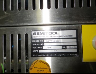 SEMITOOL SST-614-AG #9043971