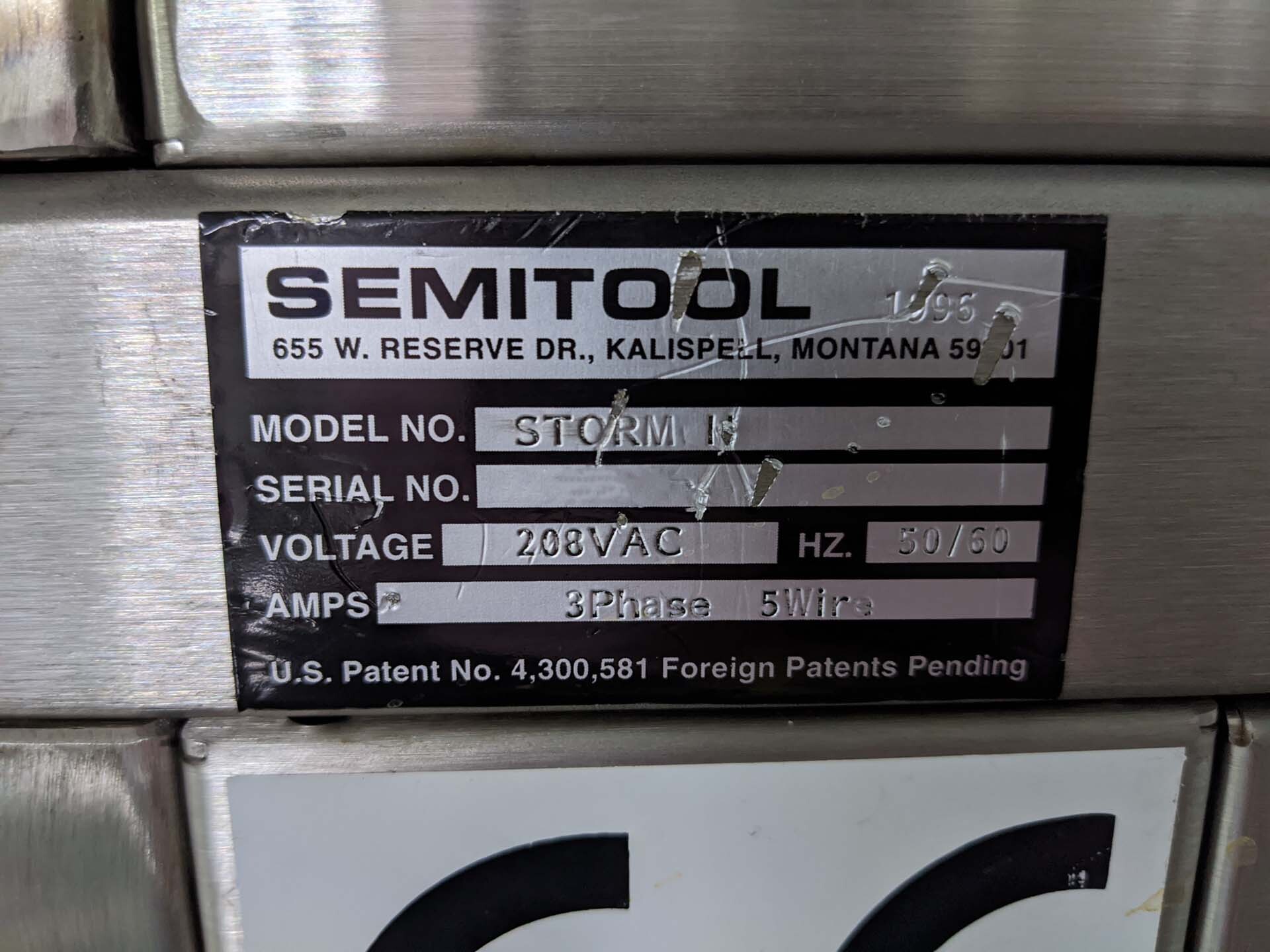 圖為 已使用的 SEMITOOL Storm II 待售