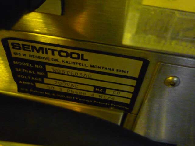 Foto Verwendet SEMITOOL WSST-608-AG Zum Verkauf
