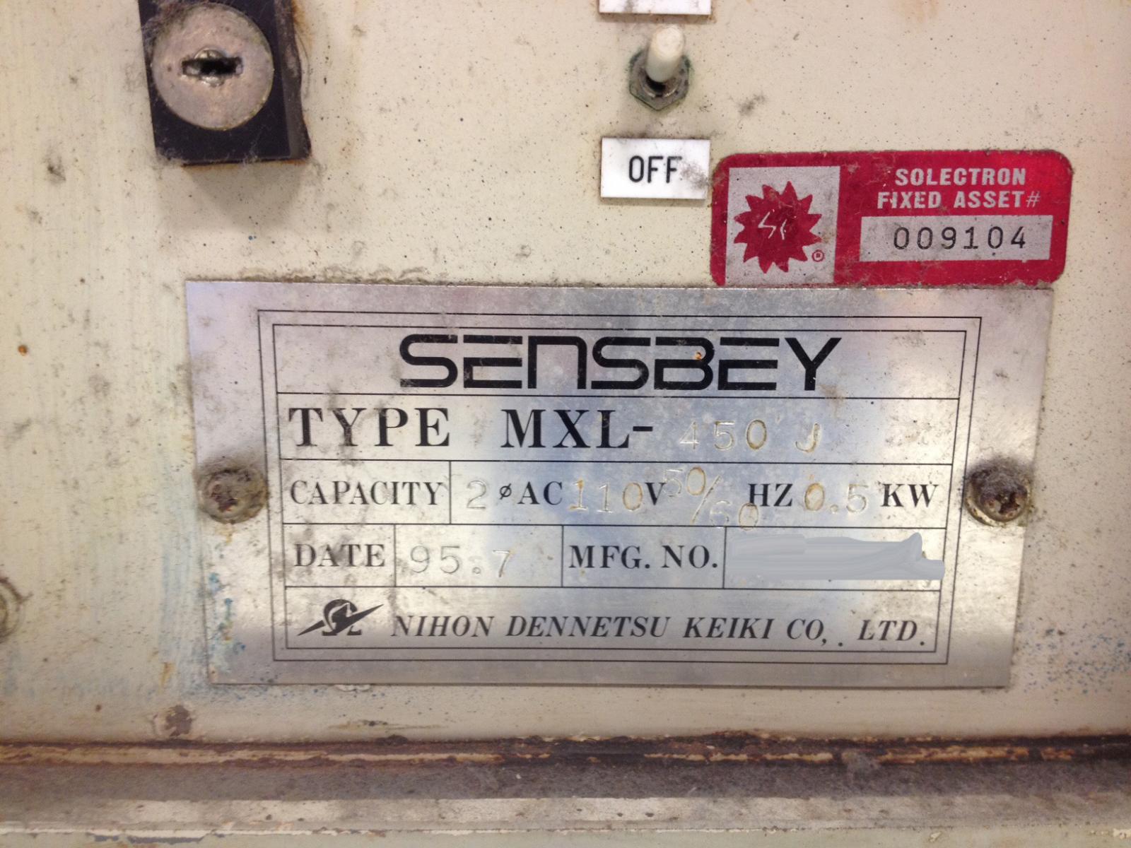 图为 已使用的 SENSBEY MXL-450J 待售