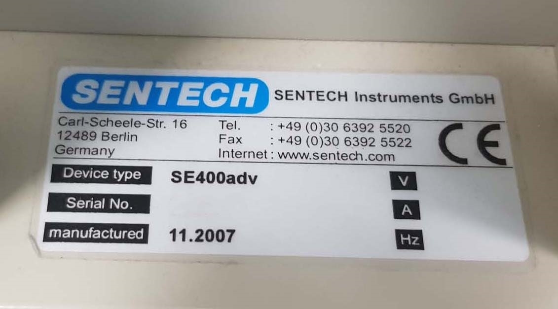 Photo Used SENTECH SE 400ADV For Sale