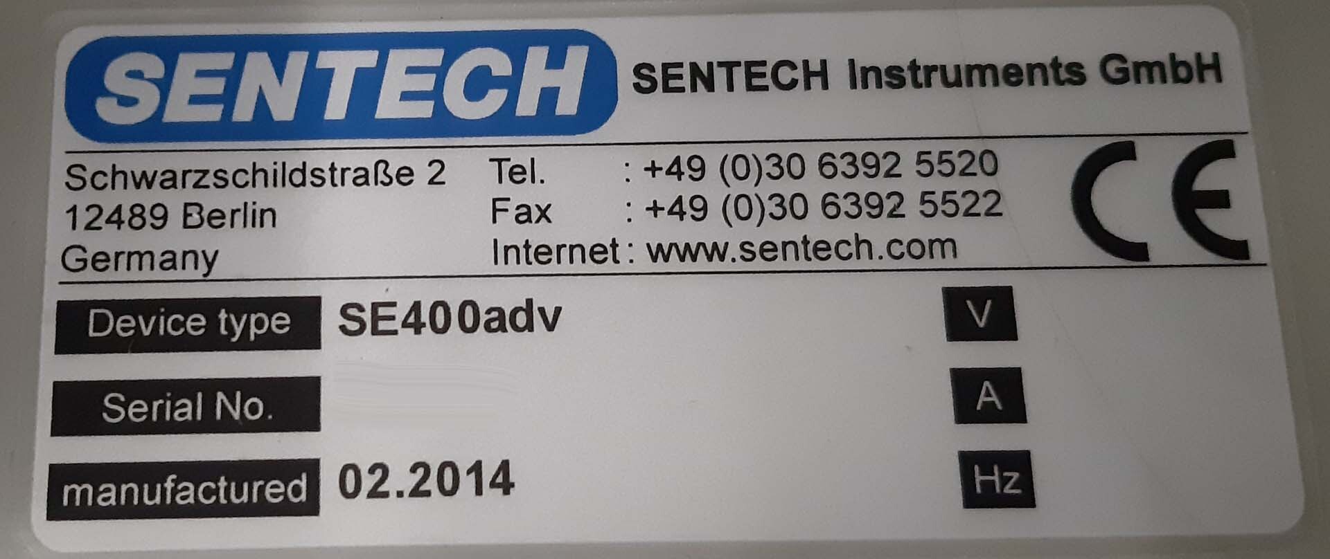圖為 已使用的 SENTECH SE 400ADV 待售