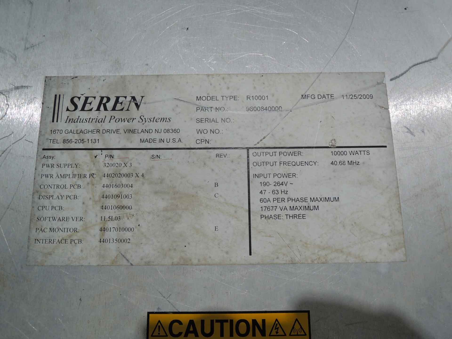 圖為 已使用的 SEREN R10001 待售